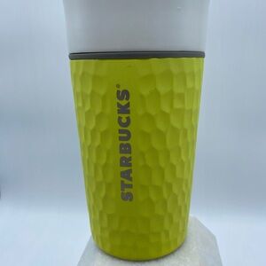 Starbucks Green Tumbler with Black Logo